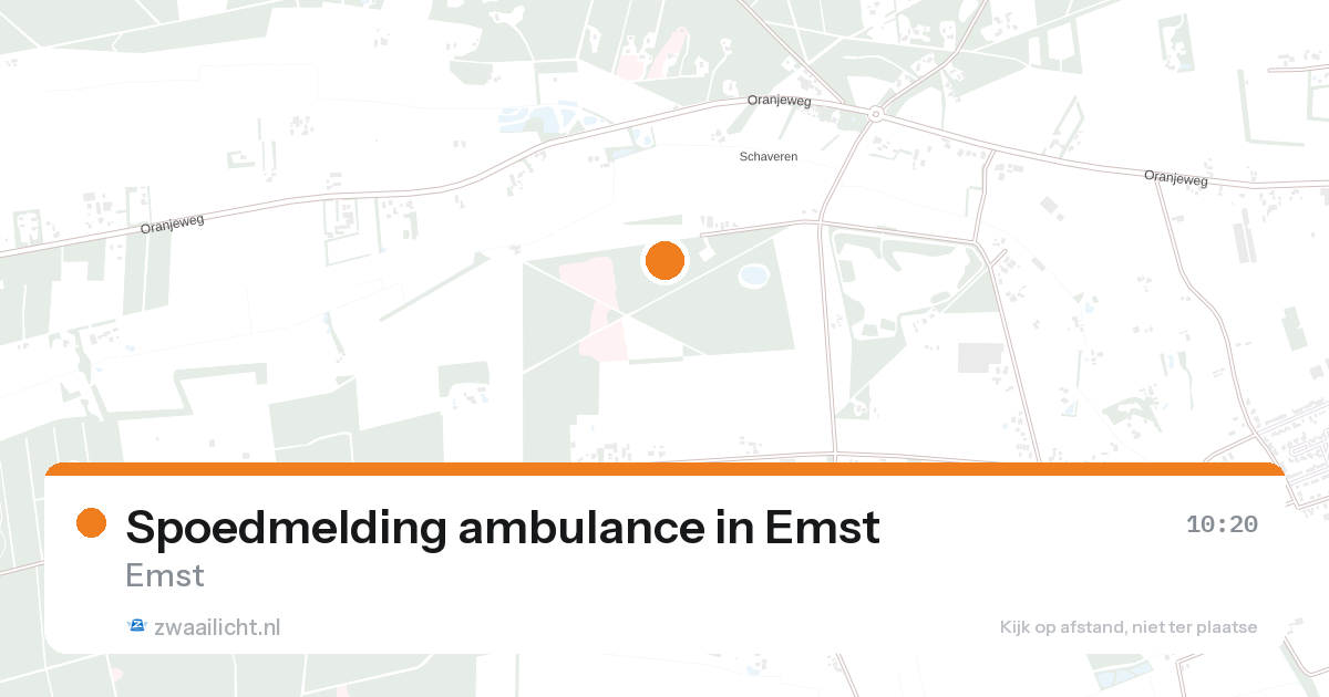 Spoedmelding ambulance in Emst — 27 aug 2026