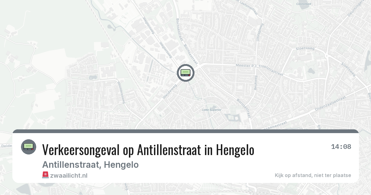 Verkeersongeval op Antillenstraat in Hengelo — 12 mrt 2026