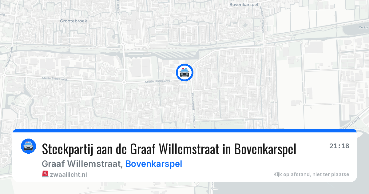 Steekpartij aan de Graaf Willemstraat in Bovenkarspel — 25 mei 2026