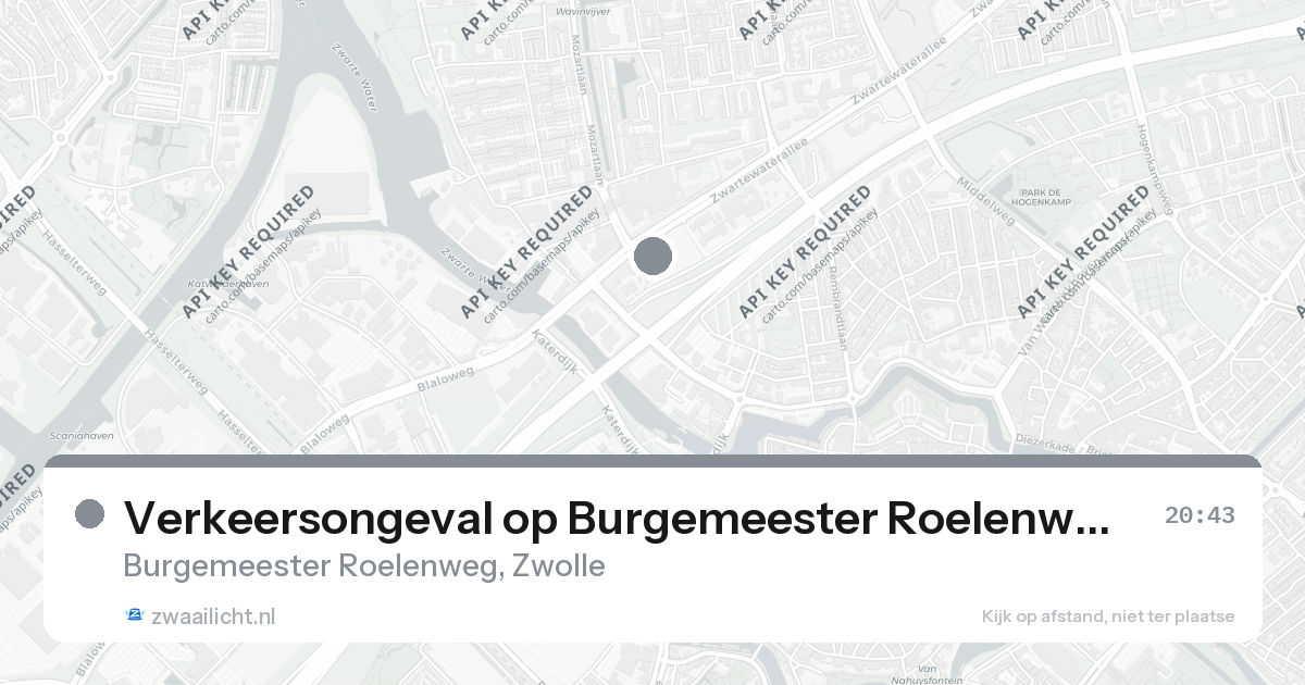 Verkeersongeval op Burgemeester Roelenweg in Zwolle — 25 aug 2026