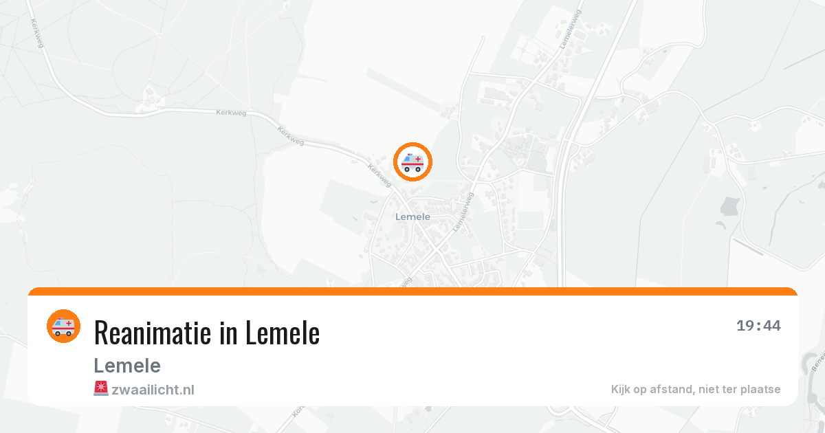 Reanimatie in Lemele — 4 aug 2026