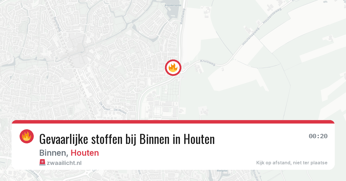 Gevaarlijke stoffen bij Binnen in Houten — 13 jun 2026