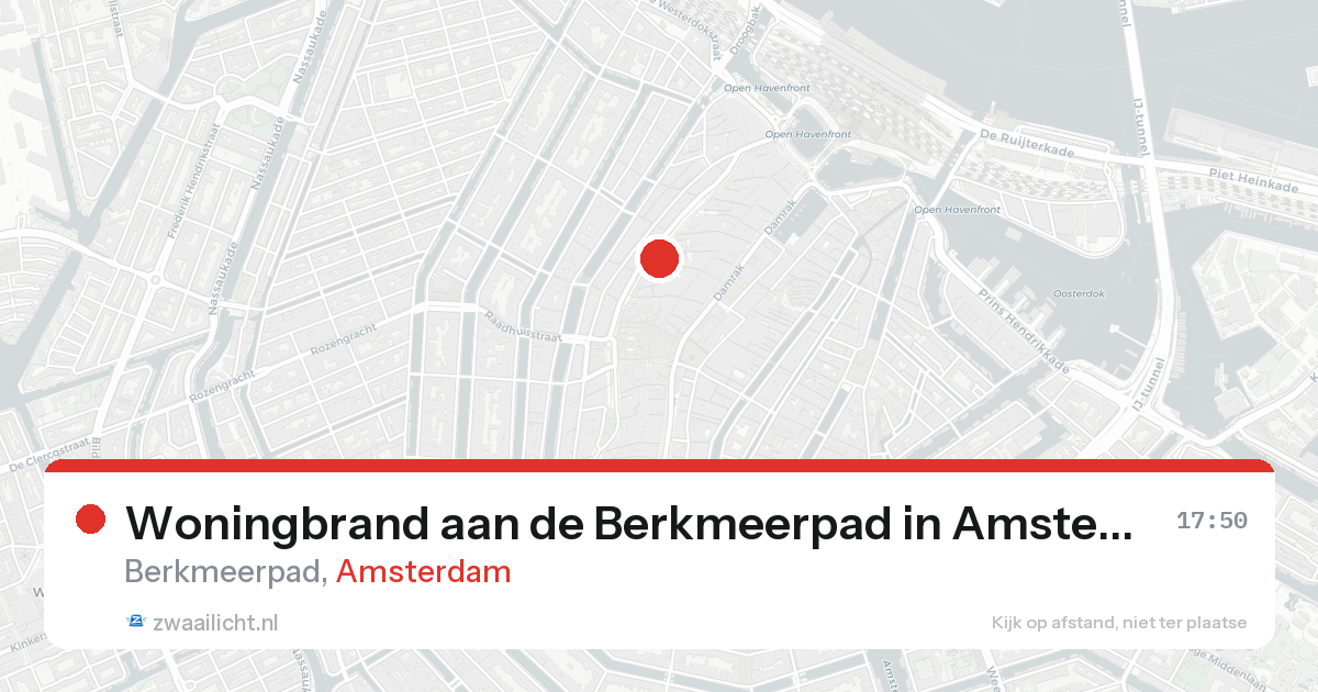 Woningbrand aan de Berkmeerpad in Amsterdam — 7 feb 2026