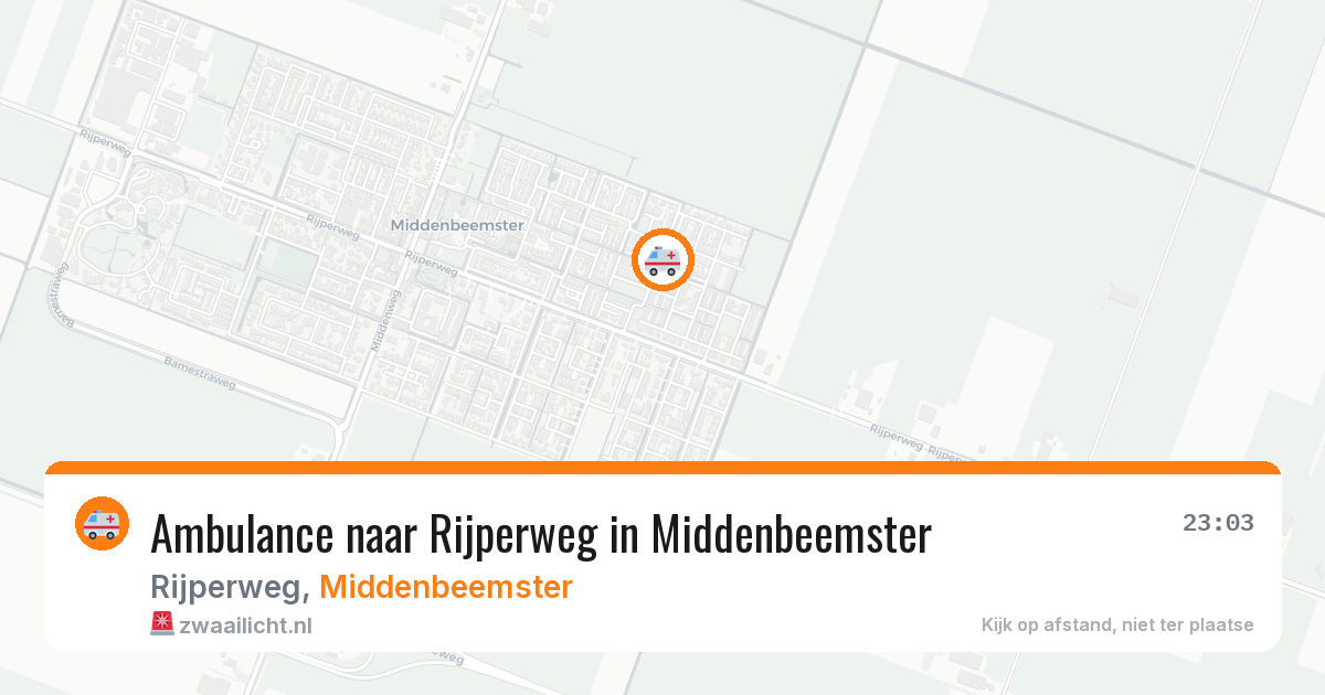 Ambulance naar Rijperweg in Middenbeemster — 14 feb 2026