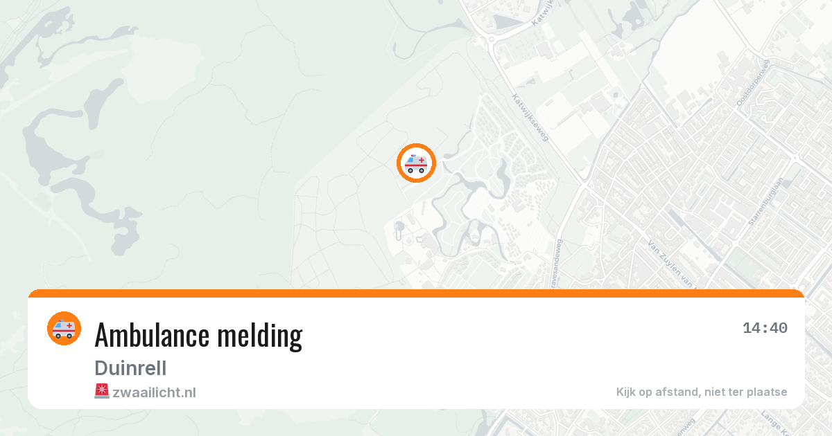 Ambulance melding — 23 jun 2026