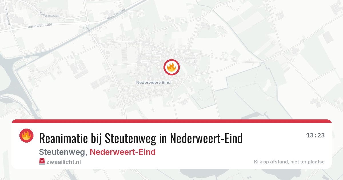 Reanimatie bij Steutenweg in Nederweert-Eind — 27 apr 2026