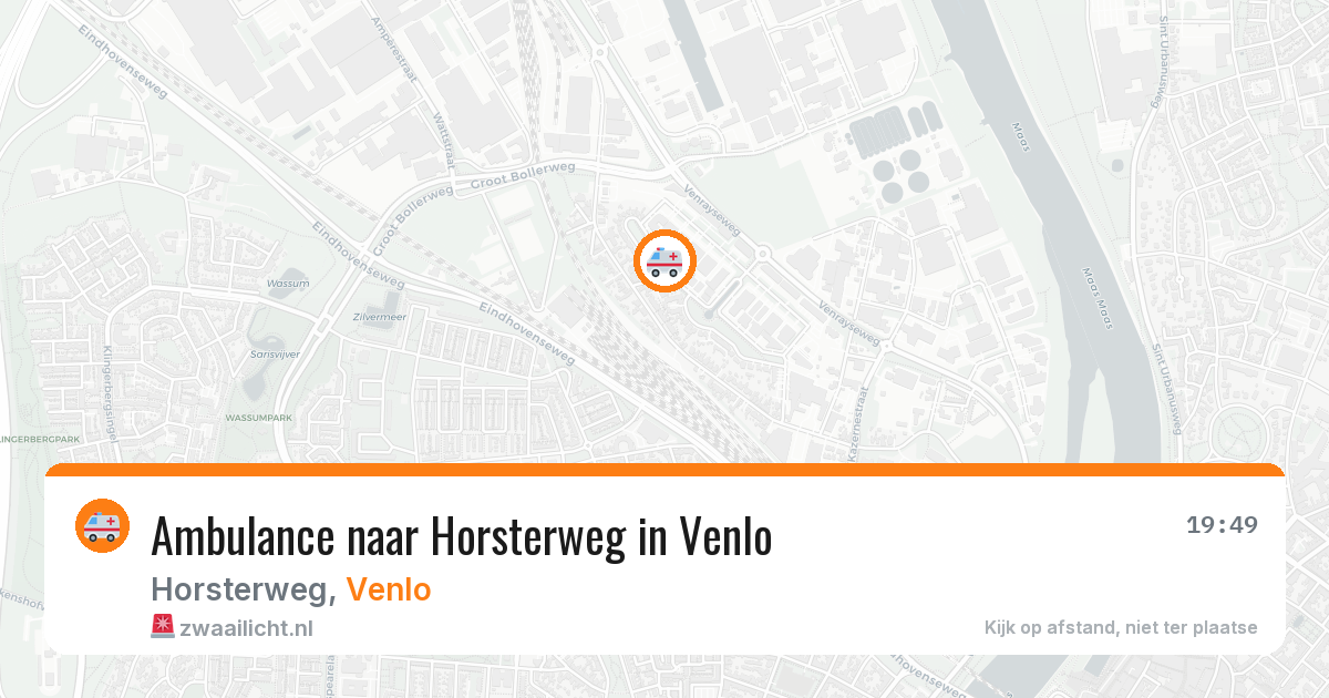 Ambulance naar Horsterweg in Venlo — 13 jul 2026