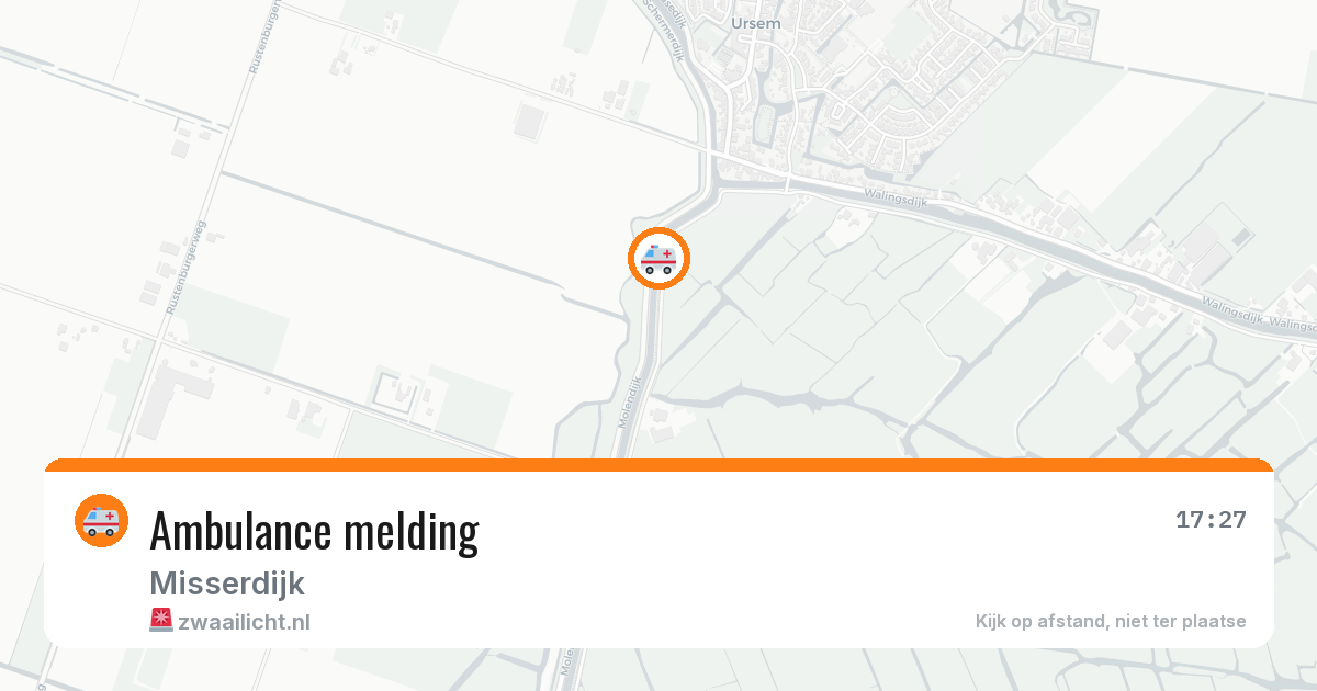 Ambulance melding — 7 jul 2026