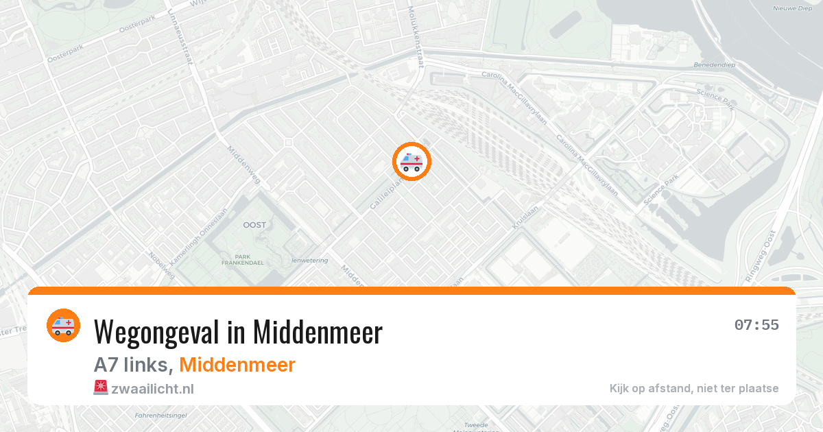 Wegongeval in Middenmeer — 29 jan 2026