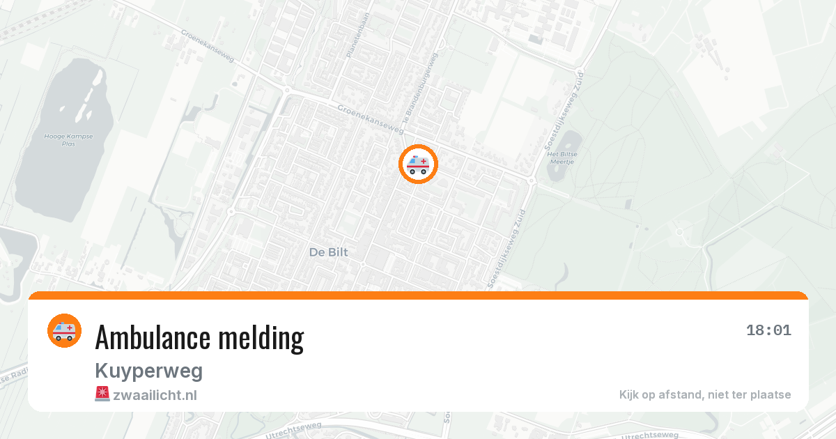 Ambulance melding — 10 feb 2026