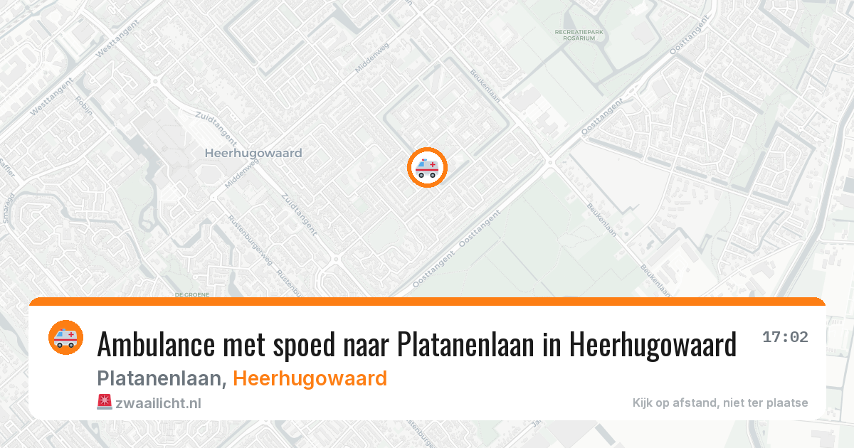 Ambulance met spoed naar Platanenlaan in Heerhugowaard — 10 feb 2026