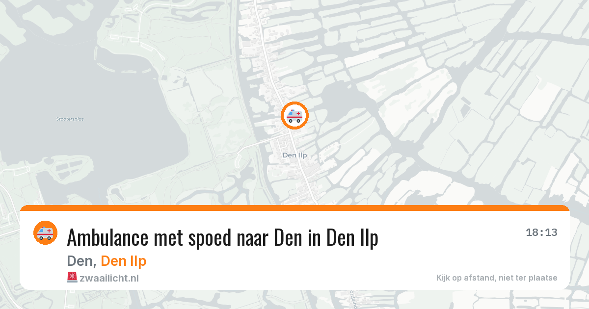 Ambulance met spoed naar Den in Den Ilp — 29 jan 2026