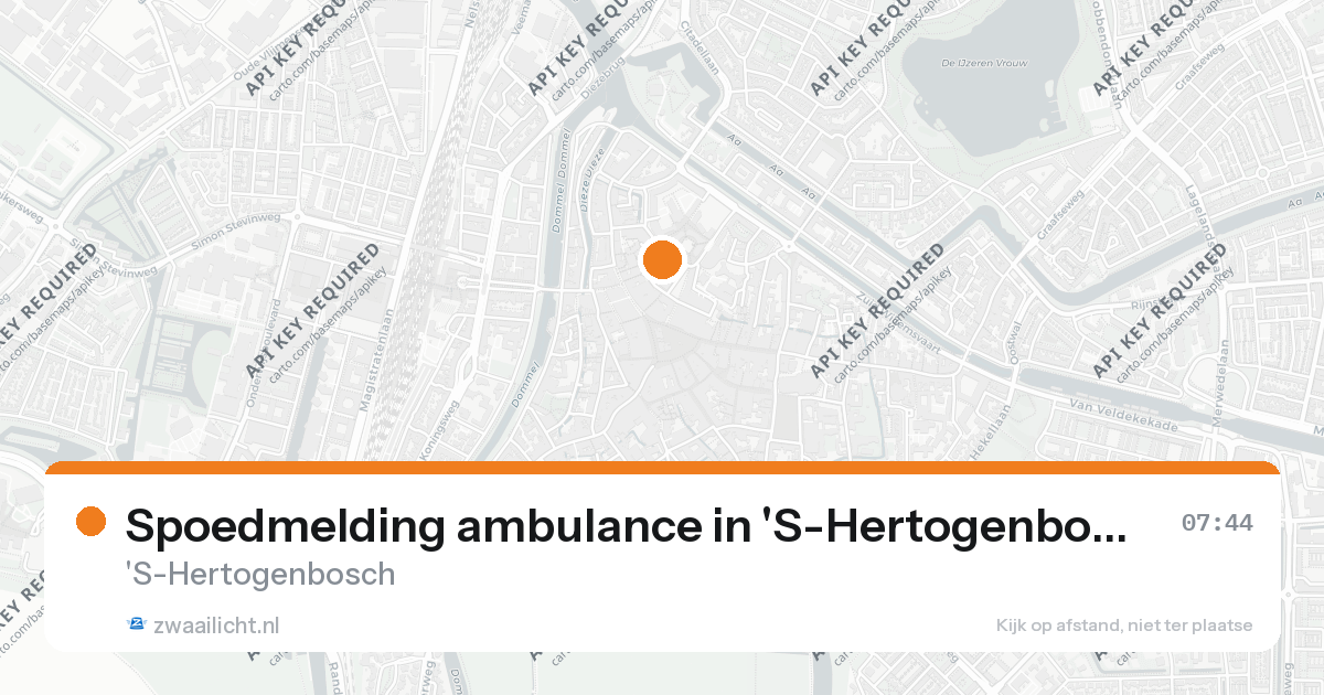 Spoedmelding ambulance in 'S-Hertogenbosch — 7 feb 2026