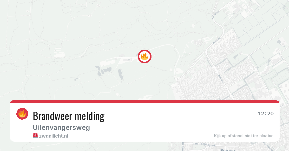 Brandweer melding — 24 jun 2026