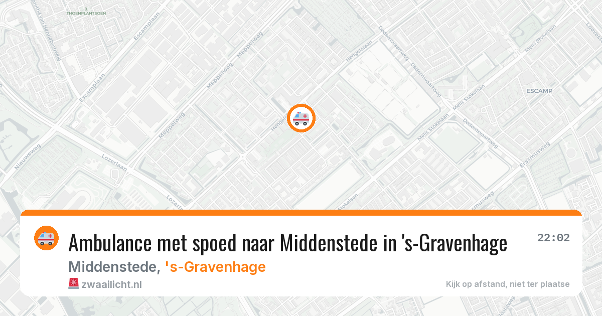 Ambulance met spoed naar Middenstede in 's-Gravenhage — 30 jun 2026
