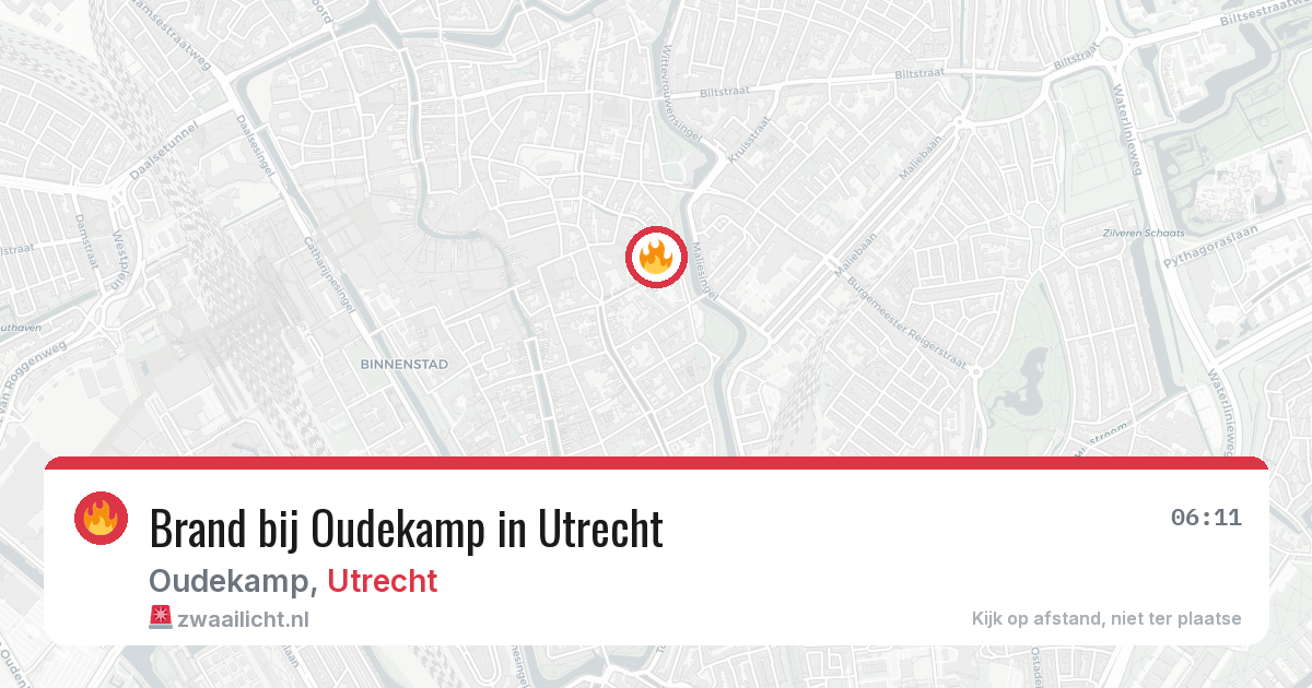 Brand bij Oudekamp in Utrecht — 3 apr 2026