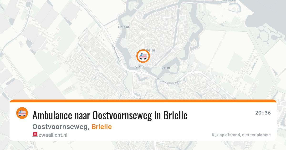 Ambulance naar Oostvoornseweg in Brielle — 10 apr 2026