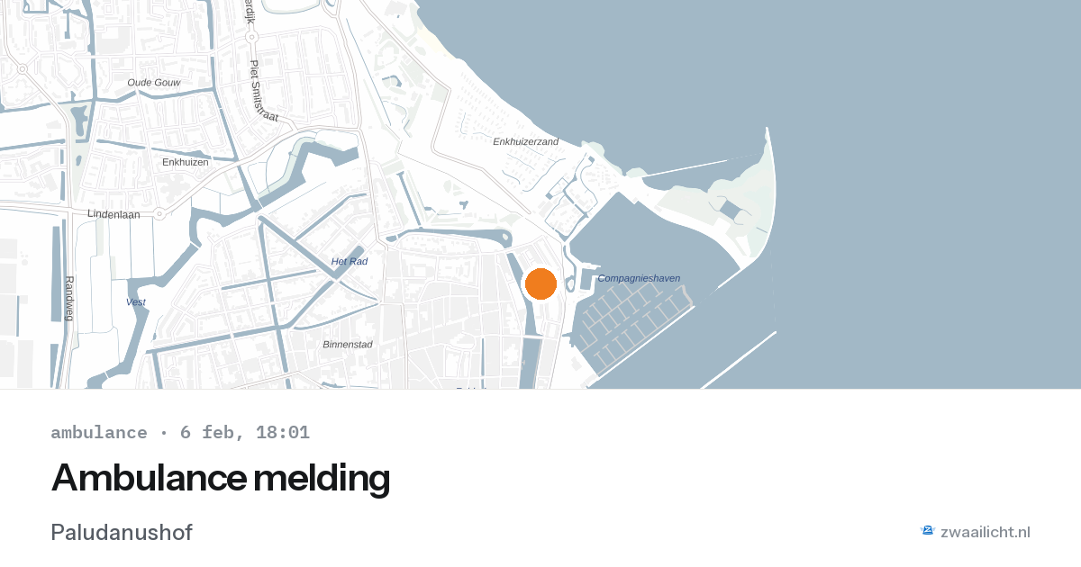 Ambulance melding — 6 feb 2026