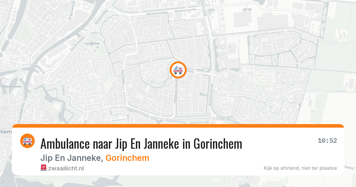 Ambulance naar Jip En Janneke in Gorinchem — 23 mei 2026