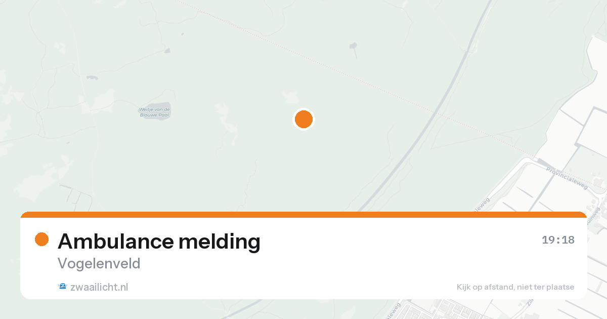 Ambulance melding — 31 jan 2026