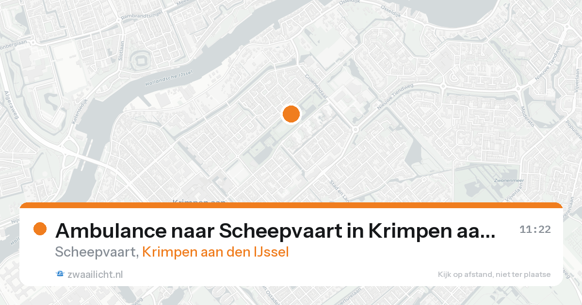 Ambulance naar Scheepvaart in Krimpen aan den IJssel — 21 aug 2026