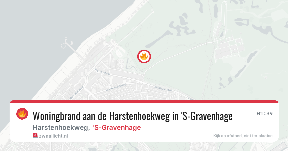 Woningbrand aan de Harstenhoekweg in 'S-Gravenhage — 28 jul 2026