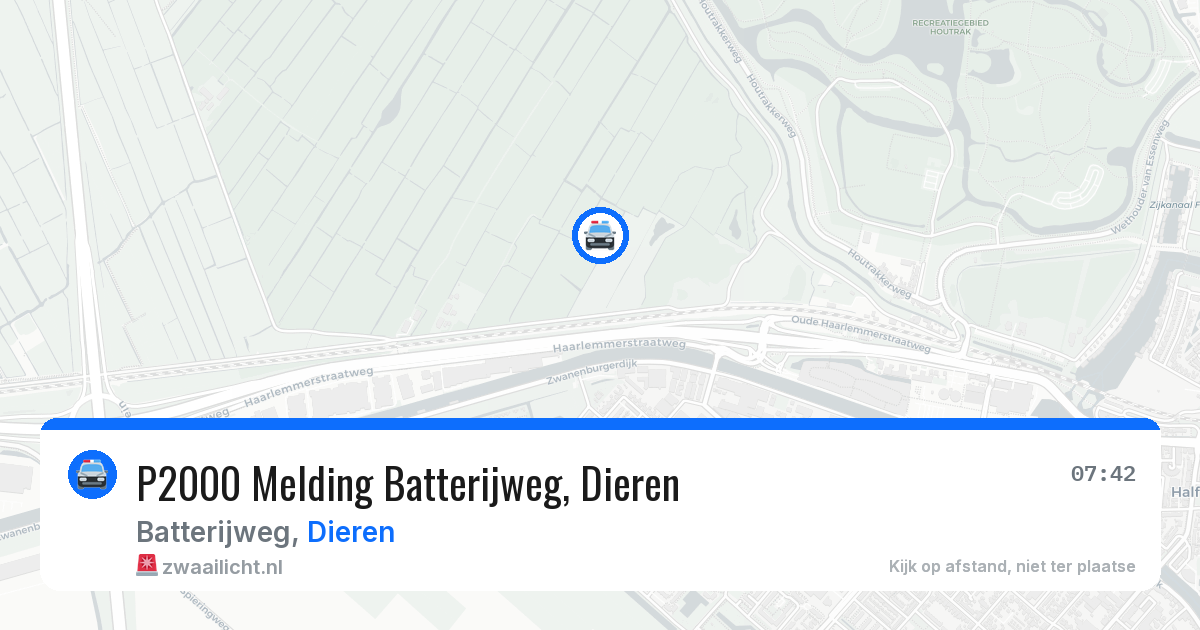 P2000 Melding Batterijweg, Dieren — 12 mei 2026