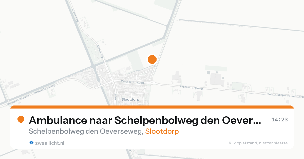 Ambulance naar Schelpenbolweg den Oeverseweg in Slootdorp — 31 jan 2026