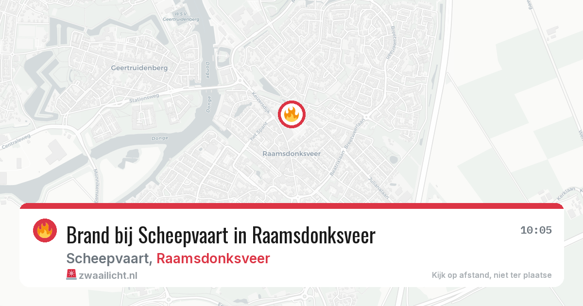 Brand bij Scheepvaart in Raamsdonksveer — 30 jul 2026
