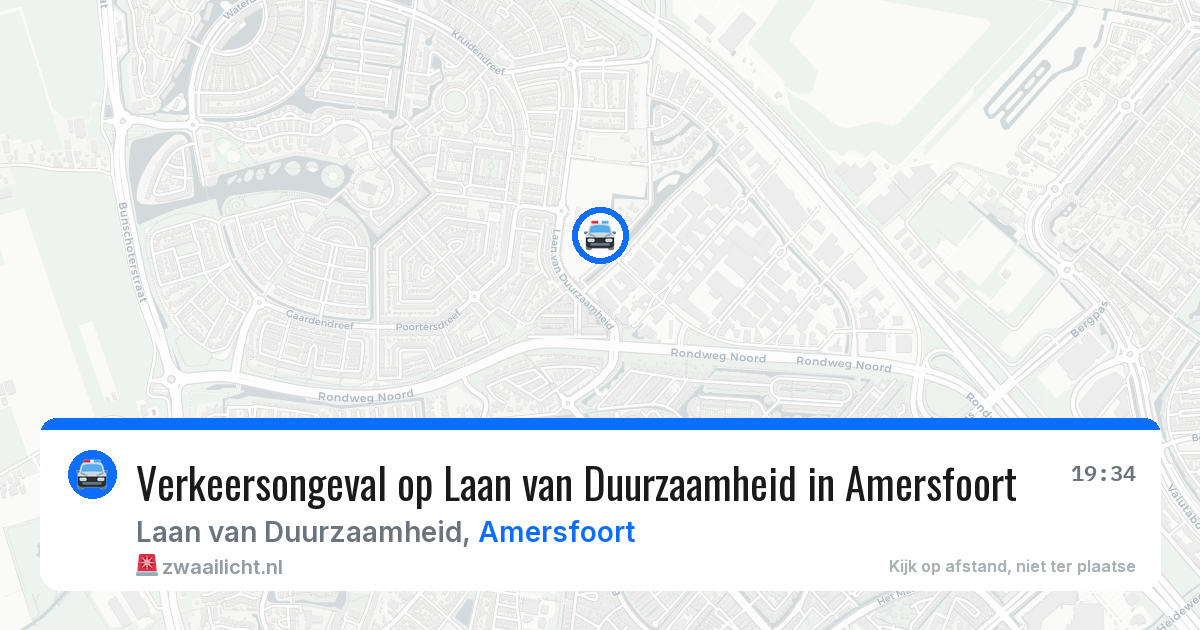 Verkeersongeval op Laan van Duurzaamheid in Amersfoort — 28 jan 2026