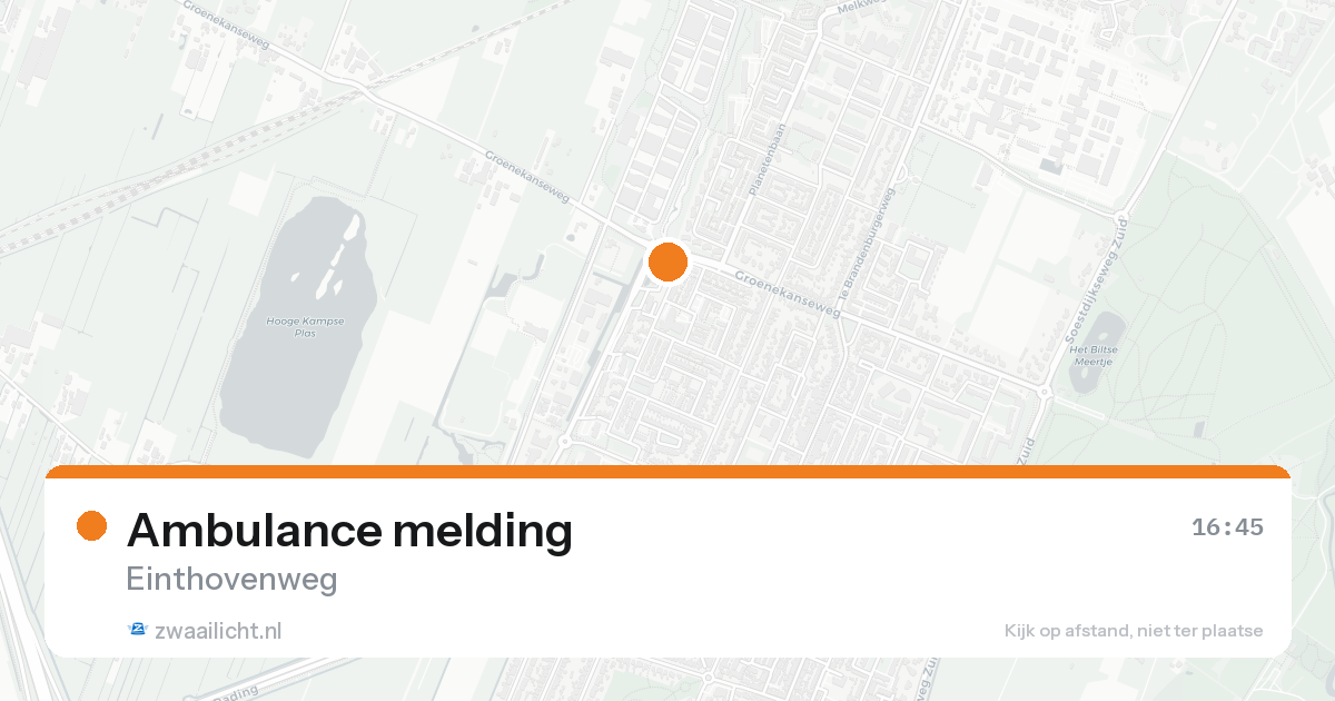 Ambulance melding — 30 jan 2026