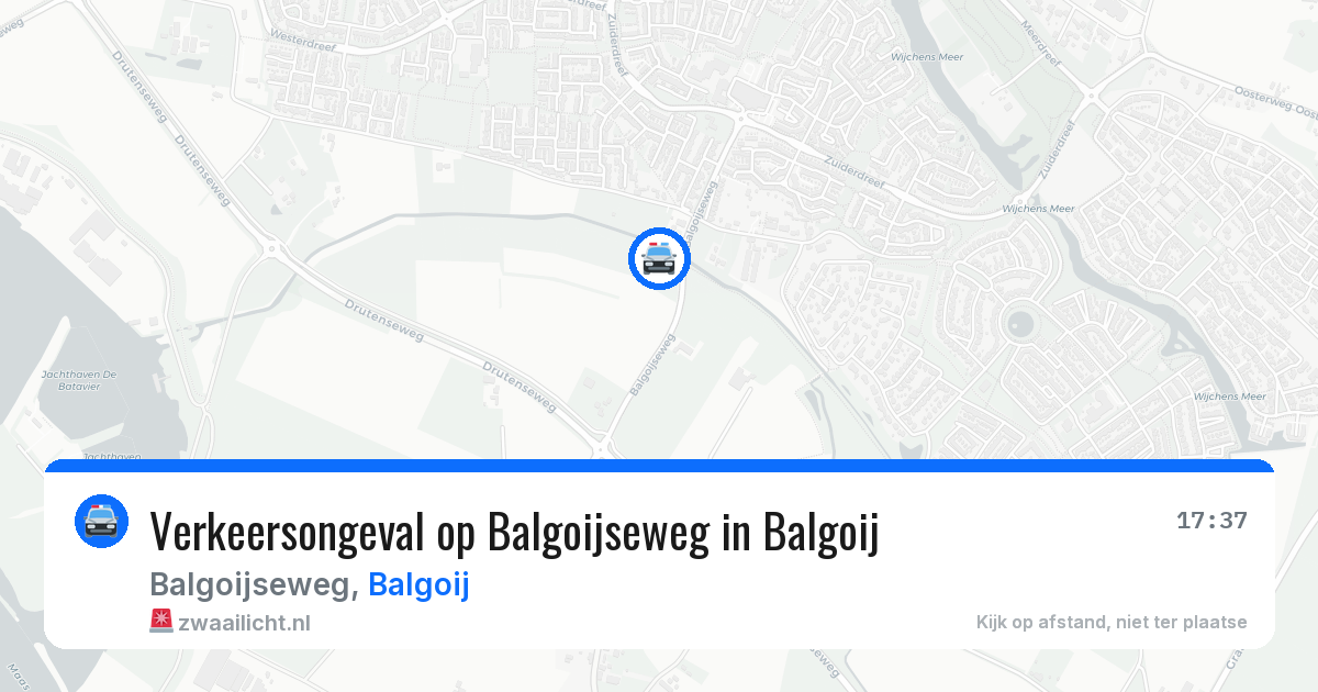 Verkeersongeval op Balgoijseweg in Balgoij — 22 jun 2026