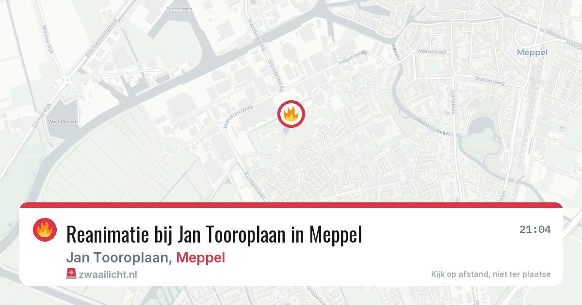 Reanimatie bij Jan Tooroplaan in Meppel — 4 jun 2026