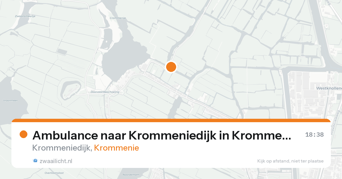 Ambulance naar Krommeniedijk in Krommenie — 3 jul 2026