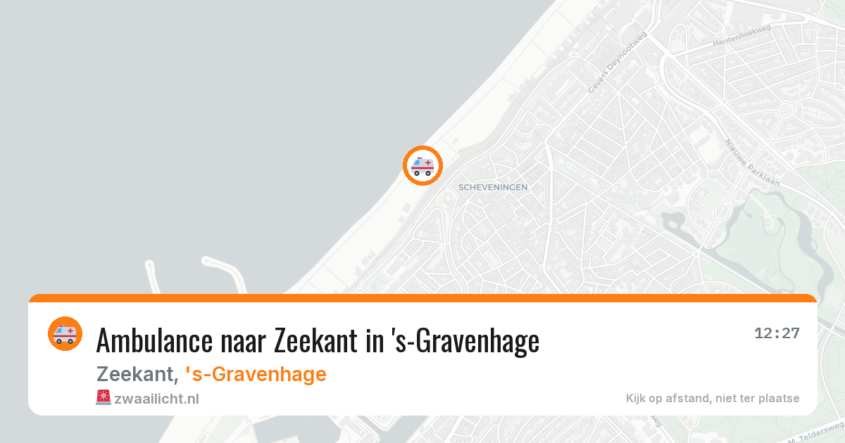 Ambulance naar Zeekant in 's-Gravenhage — 26 jun 2026