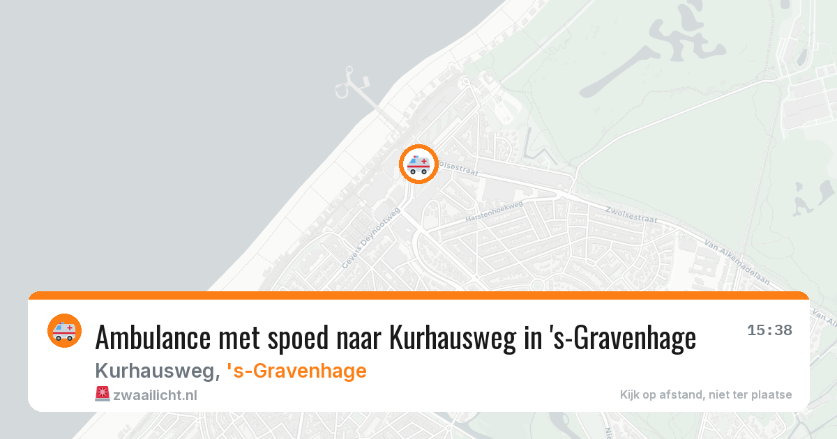 Ambulance met spoed naar Kurhausweg in 's-Gravenhage — 16 jan 2026