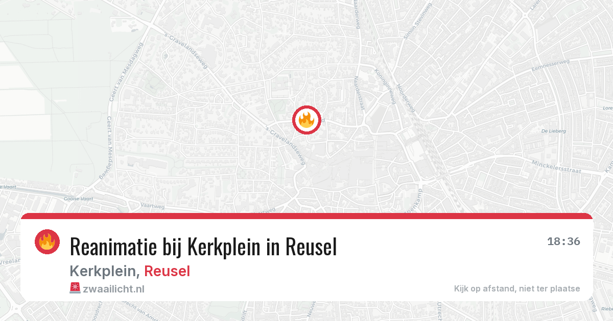 Reanimatie bij Kerkplein in Reusel — 26 jan 2026