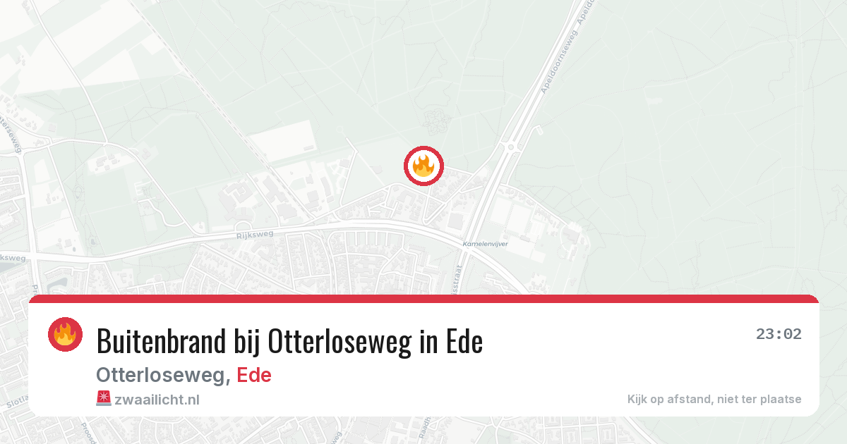 Buitenbrand bij Otterloseweg in Ede — 17 mrt 2026