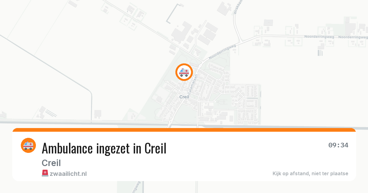Ambulance ingezet in Creil — 28 mei 2026