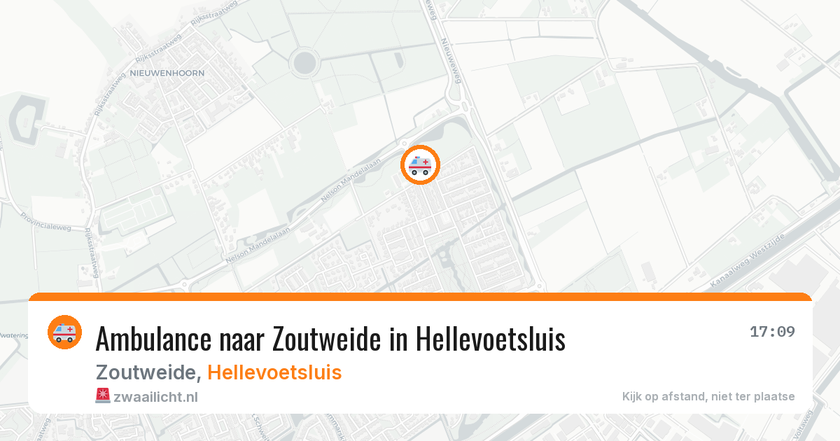 Ambulance naar Zoutweide in Hellevoetsluis — 6 apr 2026