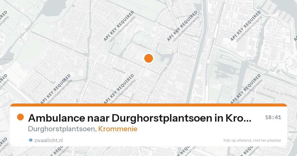 Ambulance naar Durghorstplantsoen in Krommenie — 9 jun 2026