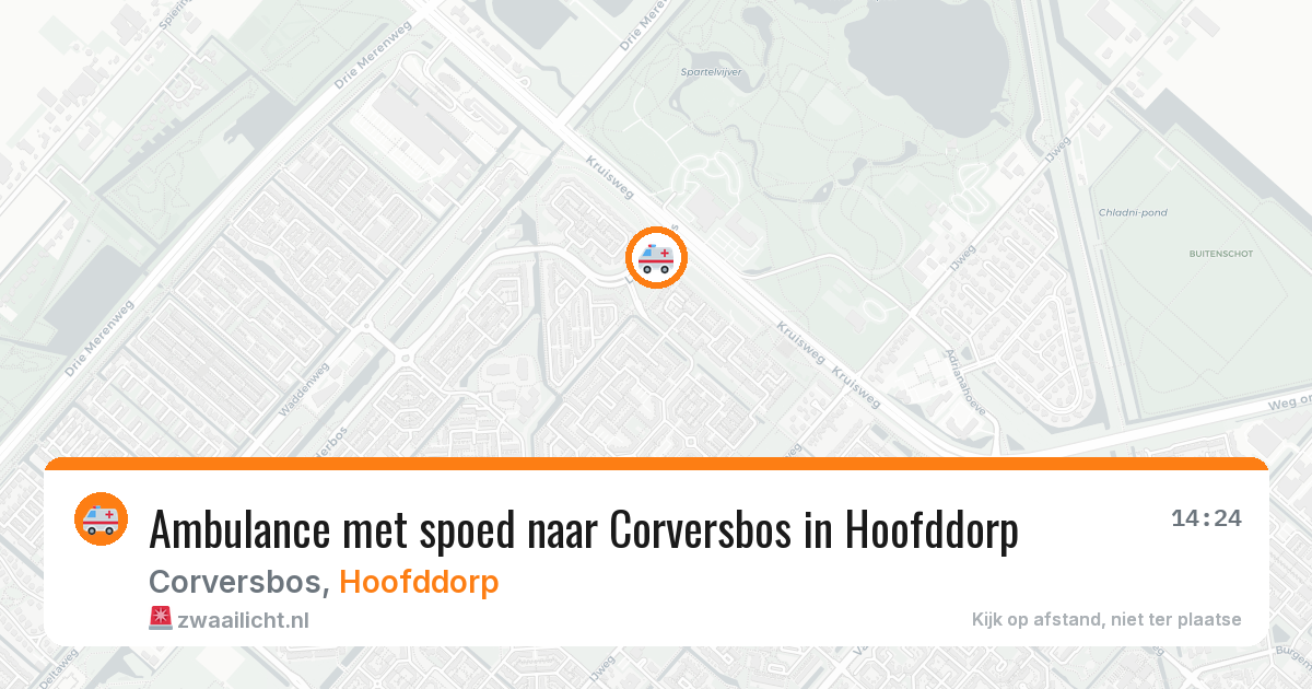 Ambulance met spoed naar Corversbos in Hoofddorp — 27 jan 2026
