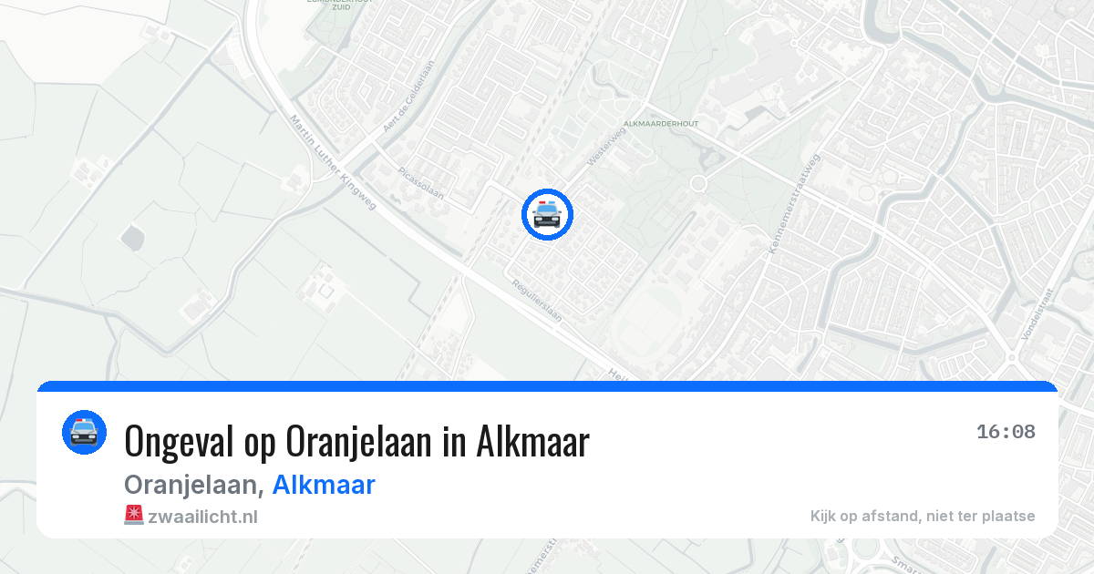 Ongeval op Oranjelaan in Alkmaar — 19 mrt 2026