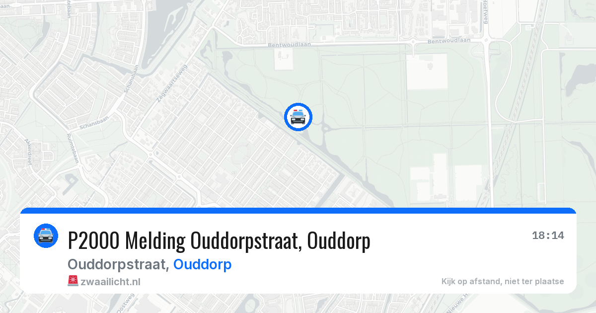 P2000 Melding Ouddorpstraat, Ouddorp — 9 aug 2026