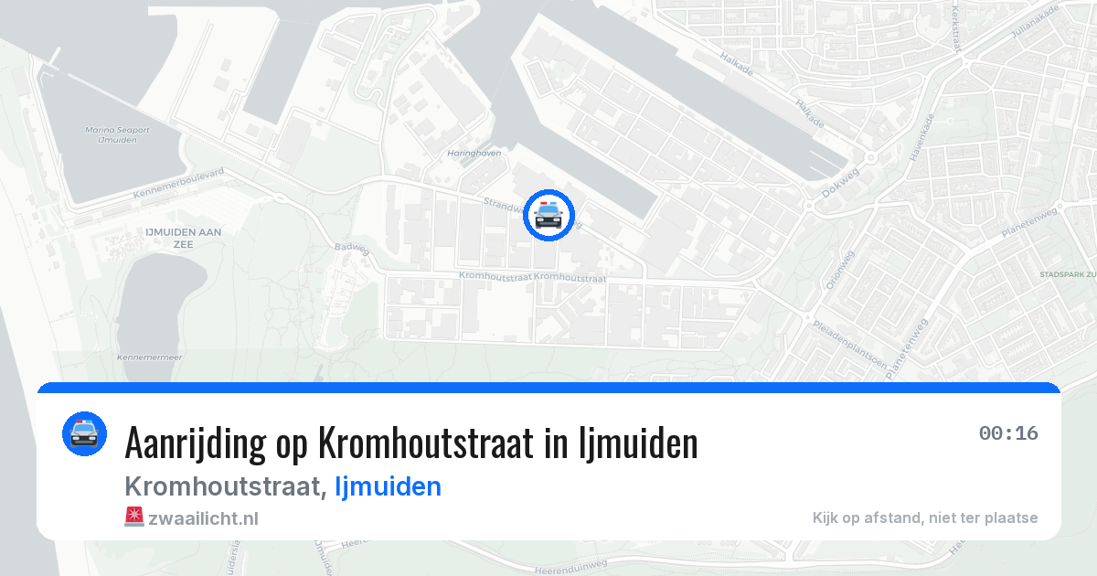 Aanrijding op Kromhoutstraat in Ijmuiden — 26 jun 2026