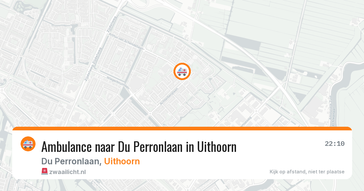 Ambulance naar Du Perronlaan in Uithoorn — 28 mrt 2026