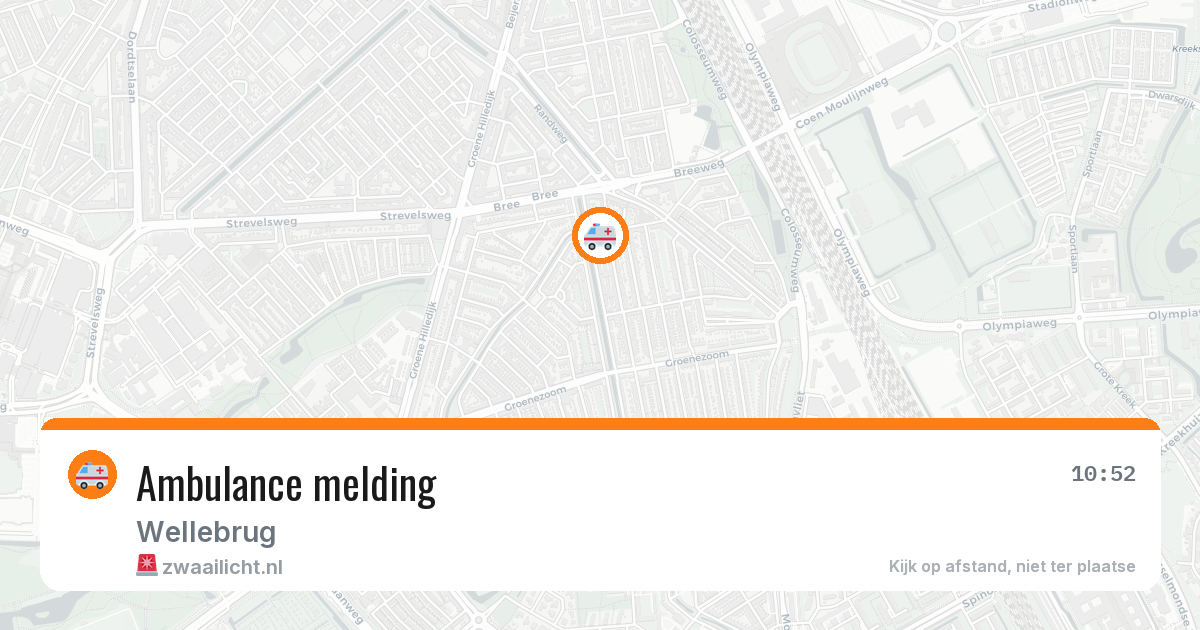Ambulance melding — 23 mei 2026