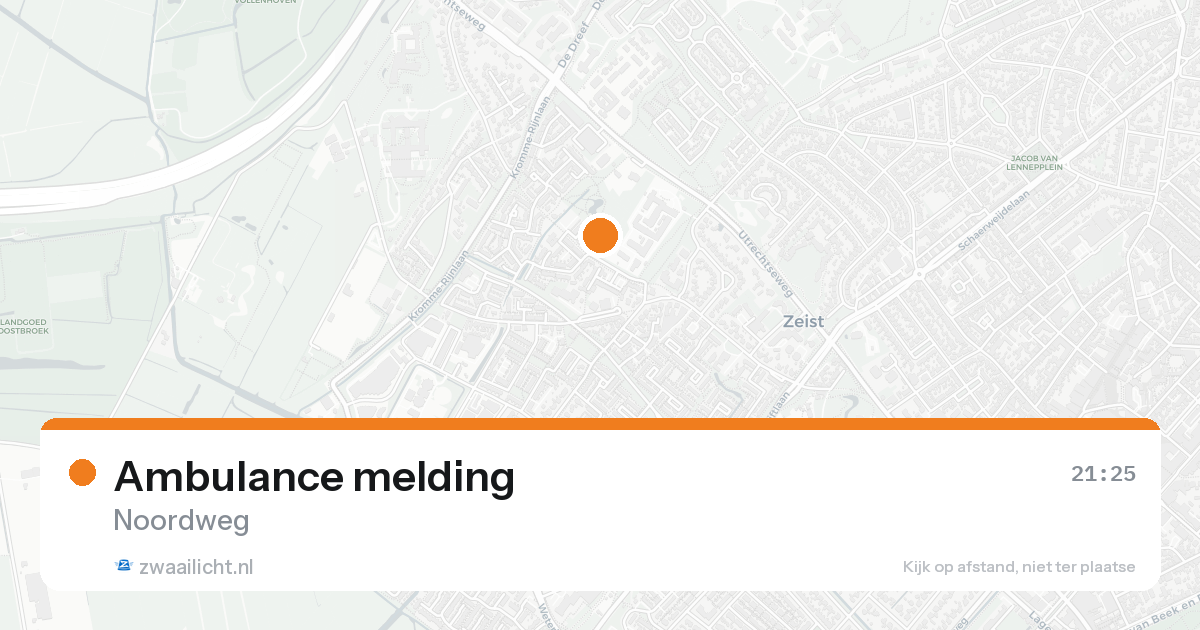 Ambulance melding — 20 mei 2026