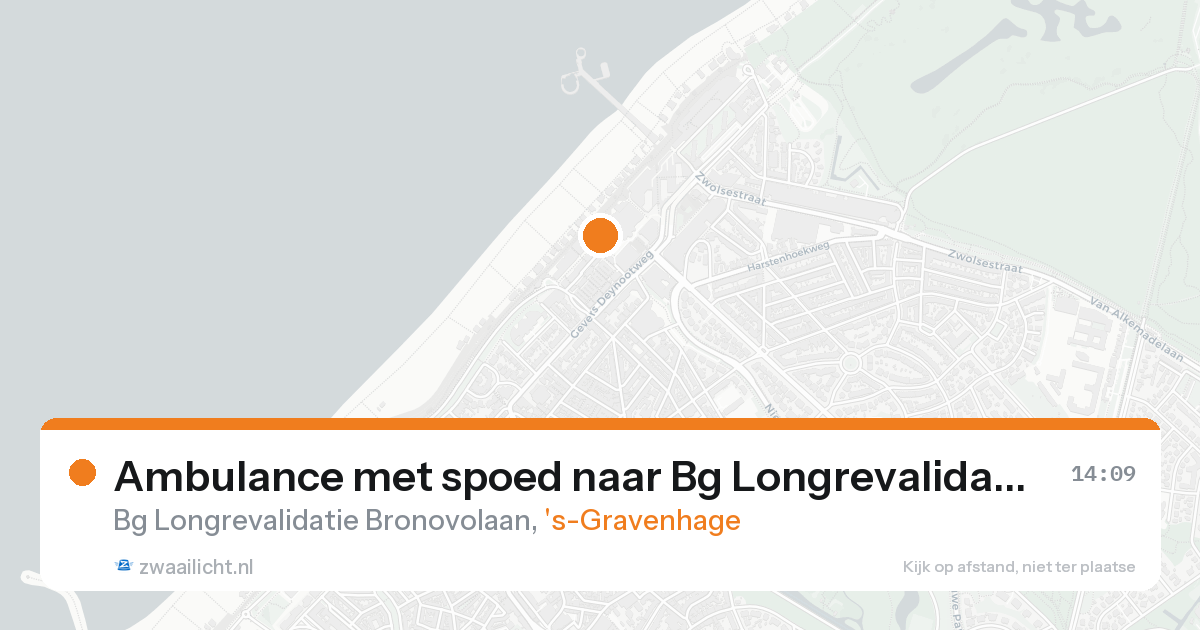 Ambulance met spoed naar Bg Longrevalidatie Bronovolaan in 's-Gravenhage — 31 jan 2026