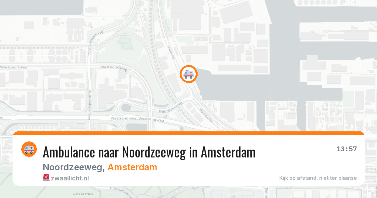 Ambulance naar Noordzeeweg in Amsterdam — 29 jan 2026